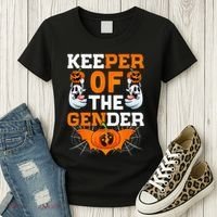 Hilarious Gender Reveal Halloween Party Surprise Women's T-Shirt thumb 3