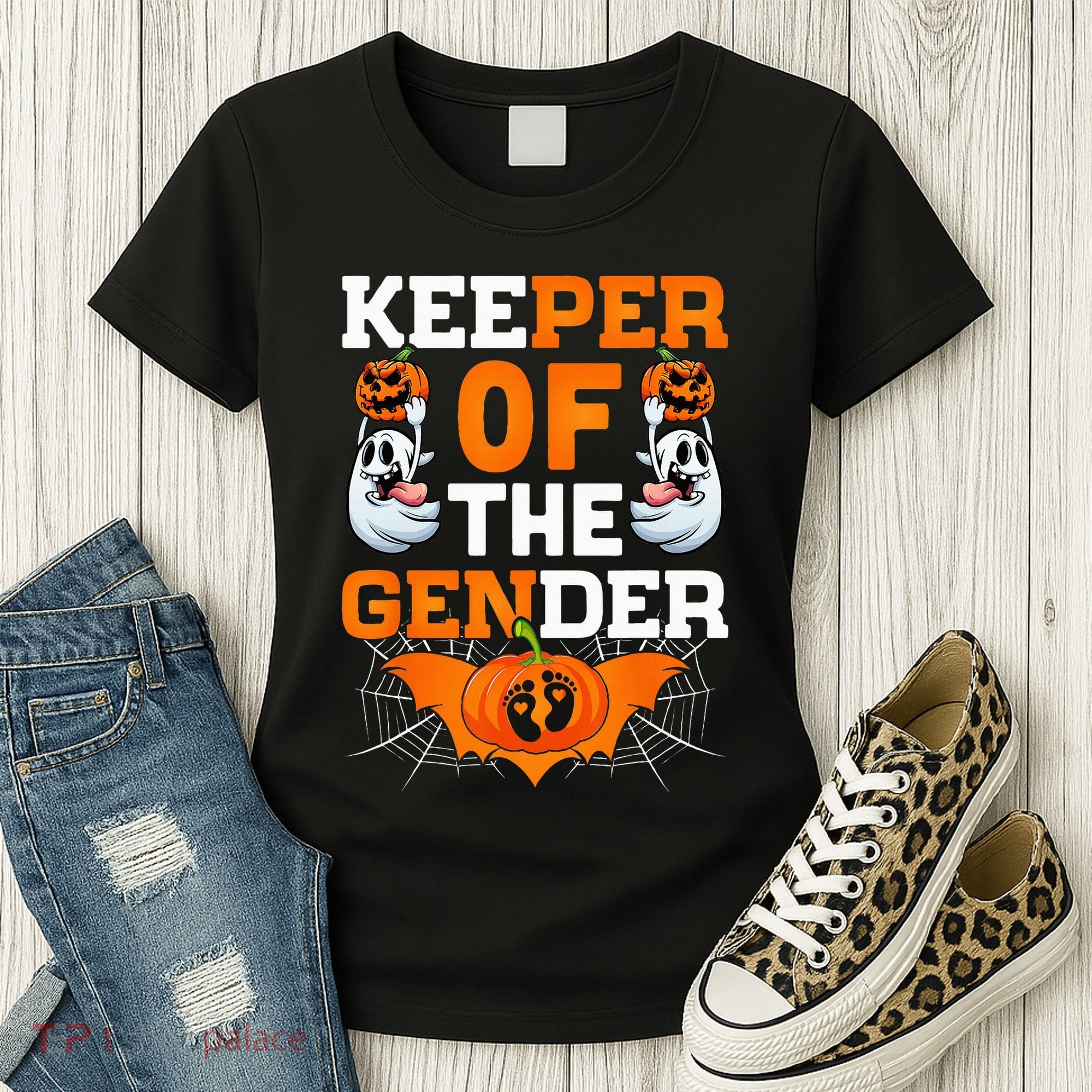Hilarious Gender Reveal Halloween Party Surprise Women's T-Shirt