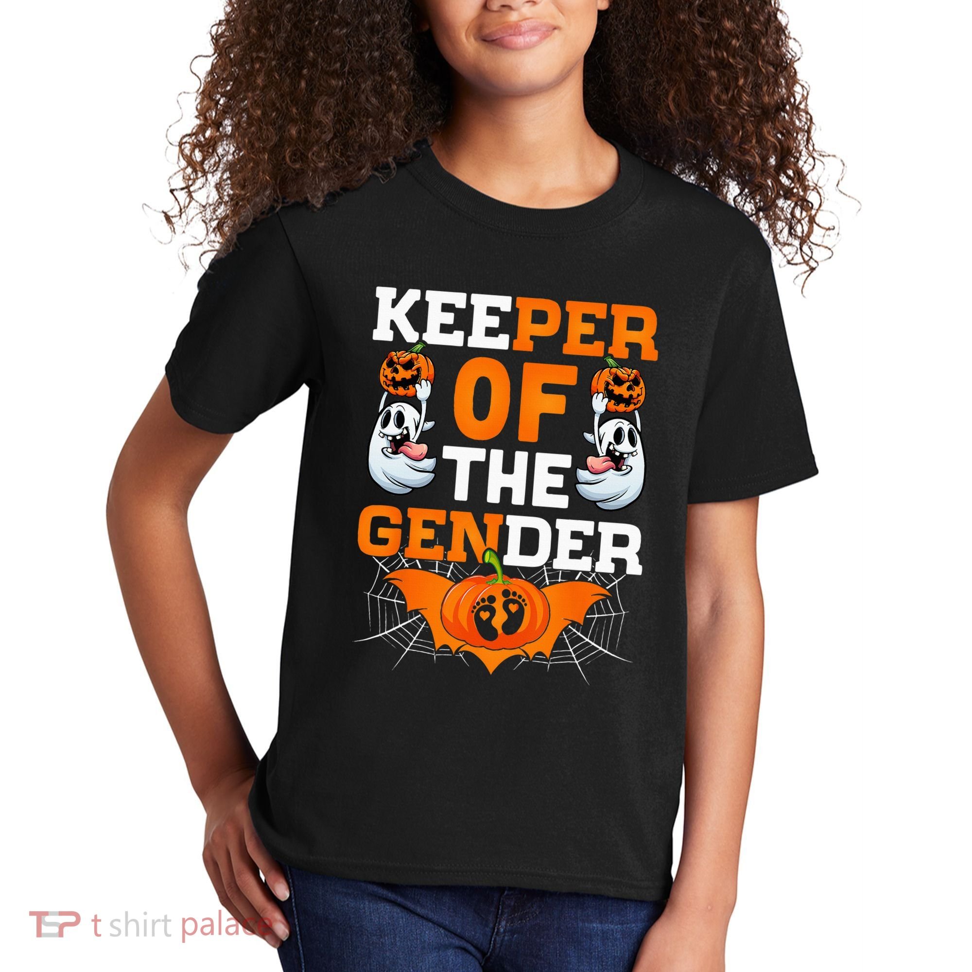 Hilarious Gender Reveal Halloween Party Surprise Kids T-Shirt