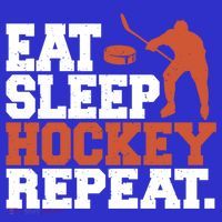 Hockey Gift Retro Eat Sleep Hockey Repeat Gift Long Sleeve Shirt thumb 2