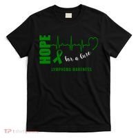 Hope Green Ribbon Lymphoma Awareness T-Shirt thumb 0
