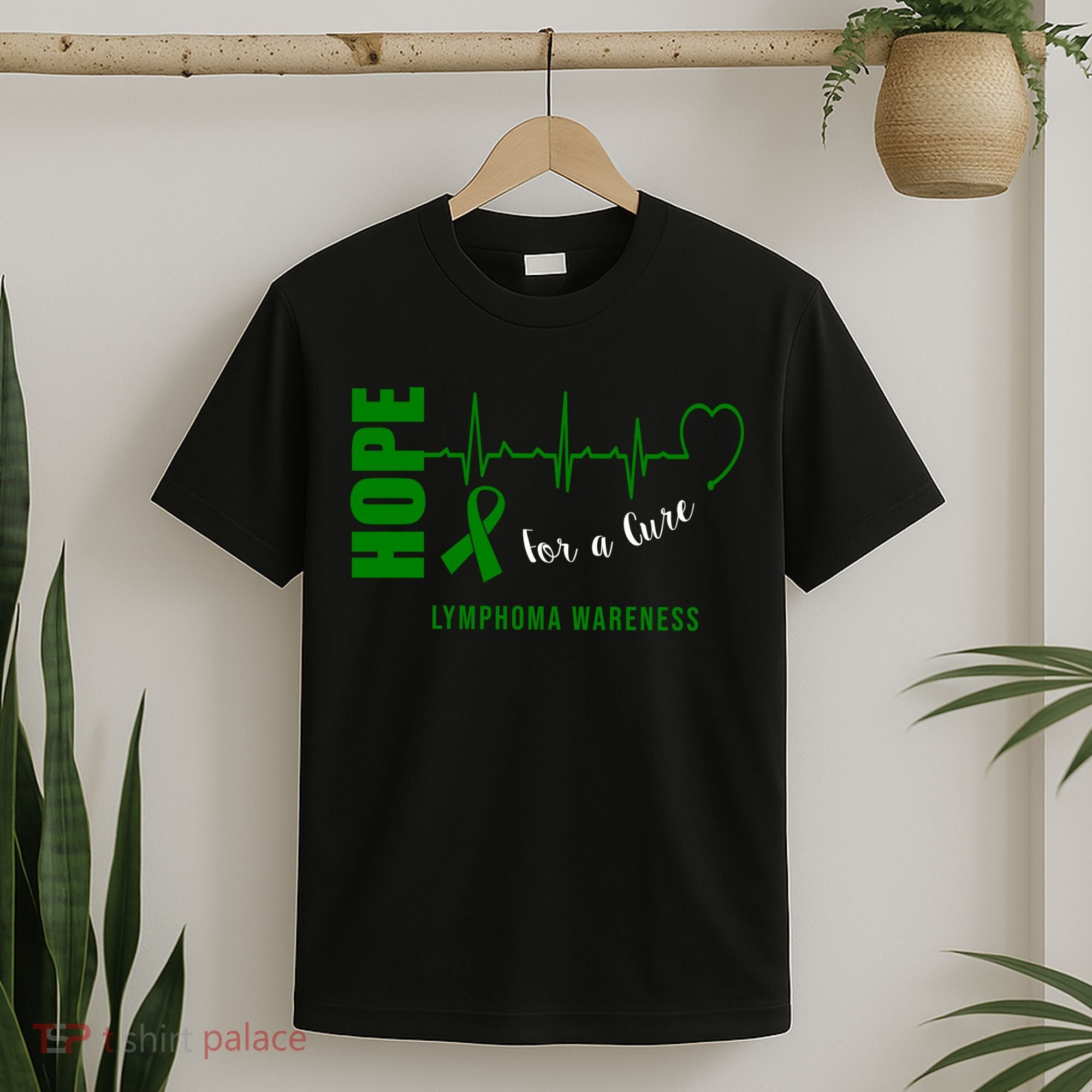 Hope Green Ribbon Lymphoma Awareness T-Shirt