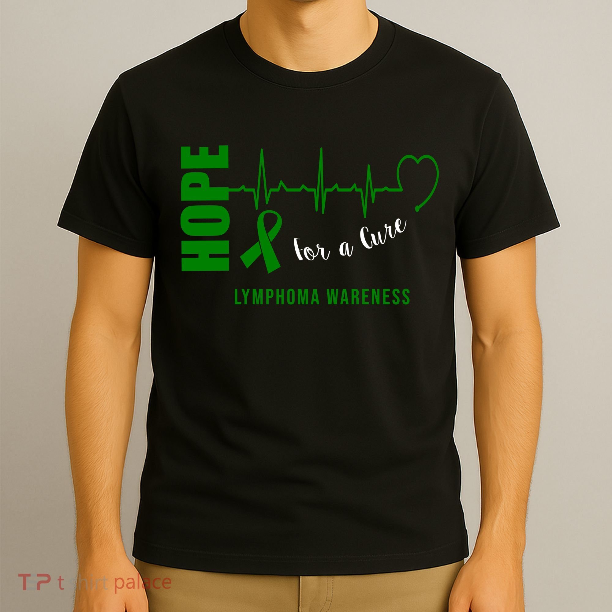 Hope Green Ribbon Lymphoma Awareness T-Shirt