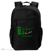 Hope Green Ribbon Lymphoma Awareness Backpack thumb 0