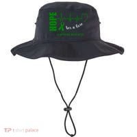 Hope Green Ribbon Lymphoma Awareness Bucket Hat thumb 0