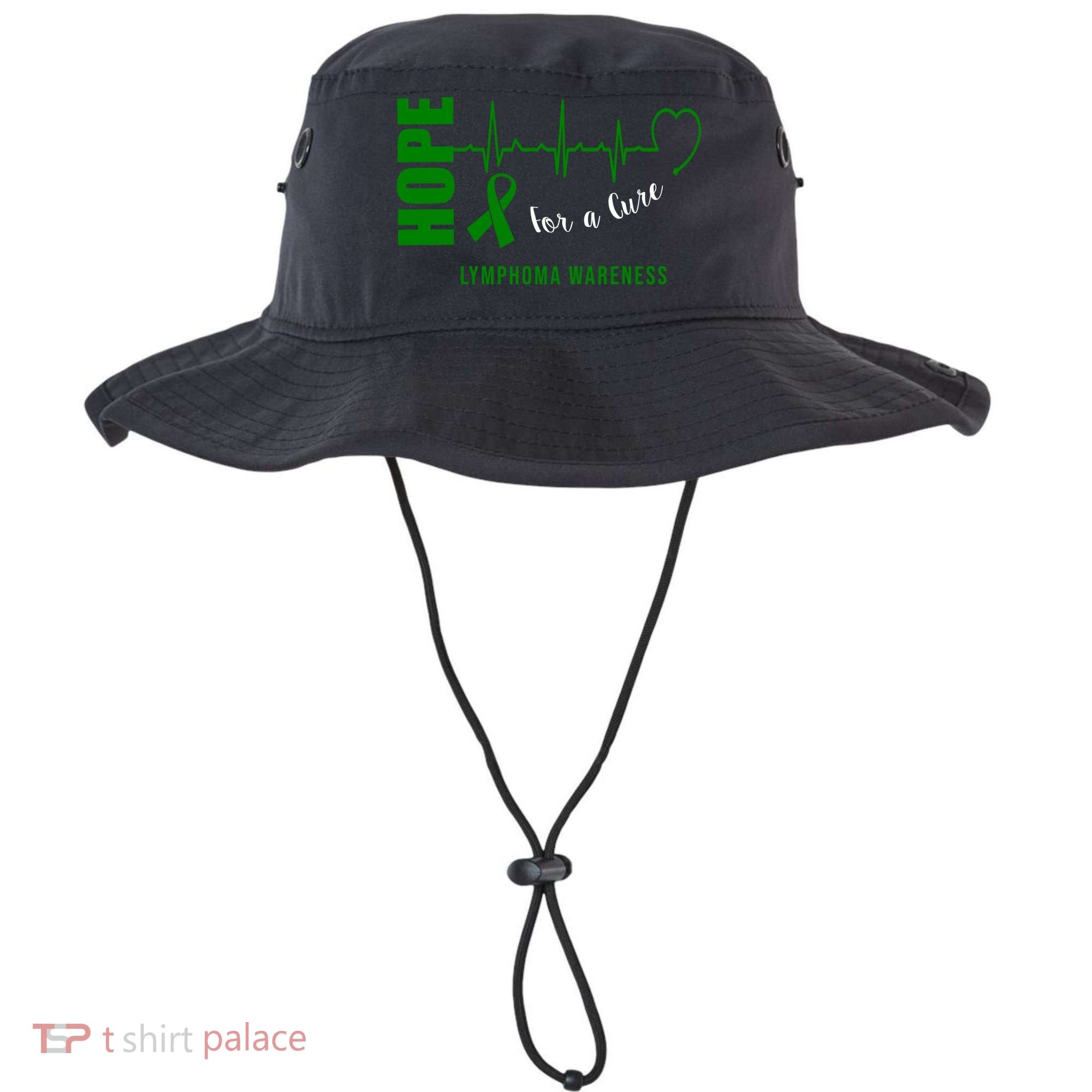 Hope Green Ribbon Lymphoma Awareness Bucket Hat