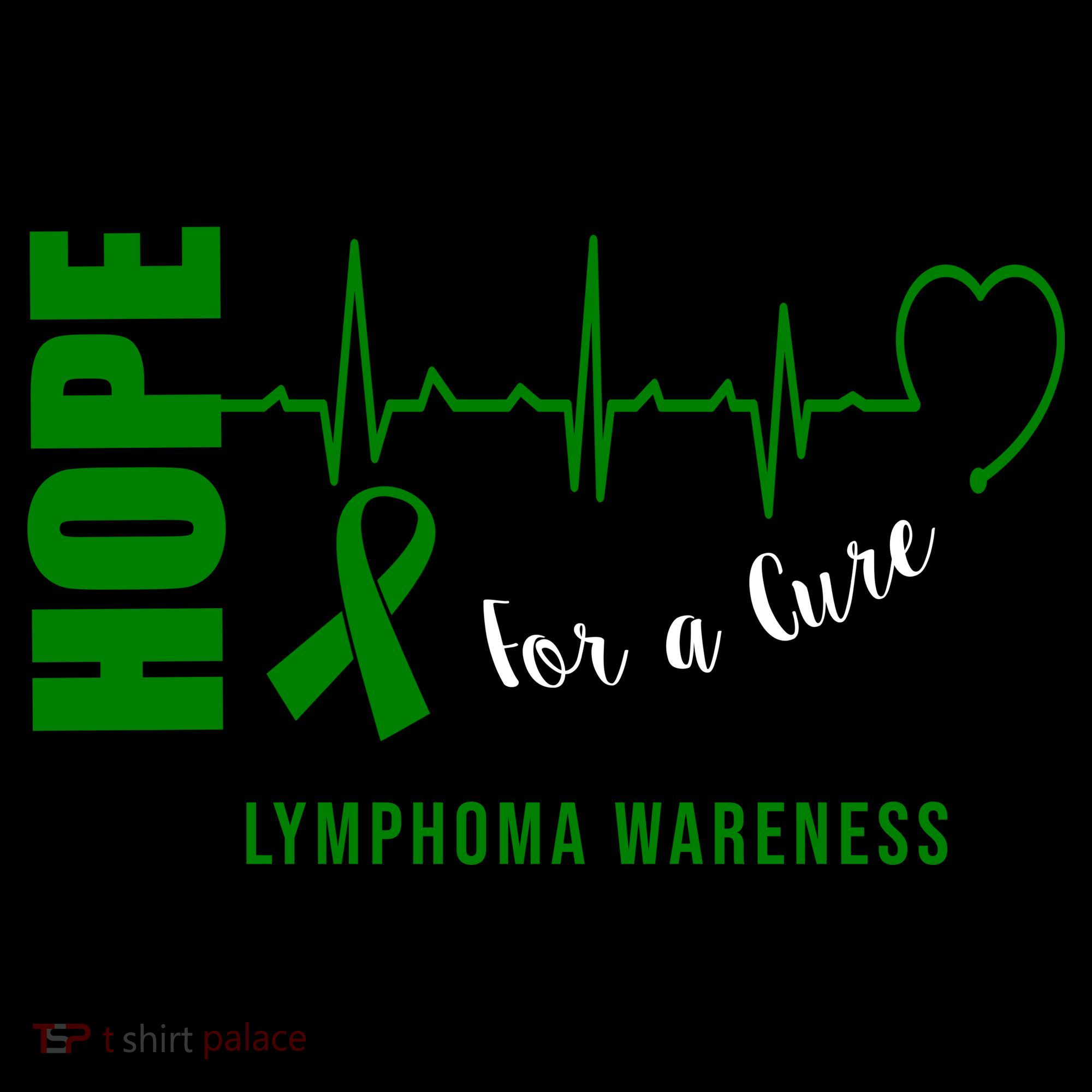 Hope Green Ribbon Lymphoma Awareness Women's Hoodie