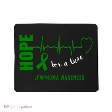 Hope Green Ribbon Lymphoma Awareness Mousepad