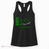 Hope Green Ribbon Lymphoma Awareness Women's Tank Top thumb 0