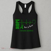 Hope Green Ribbon Lymphoma Awareness Women's Tank Top thumb 3