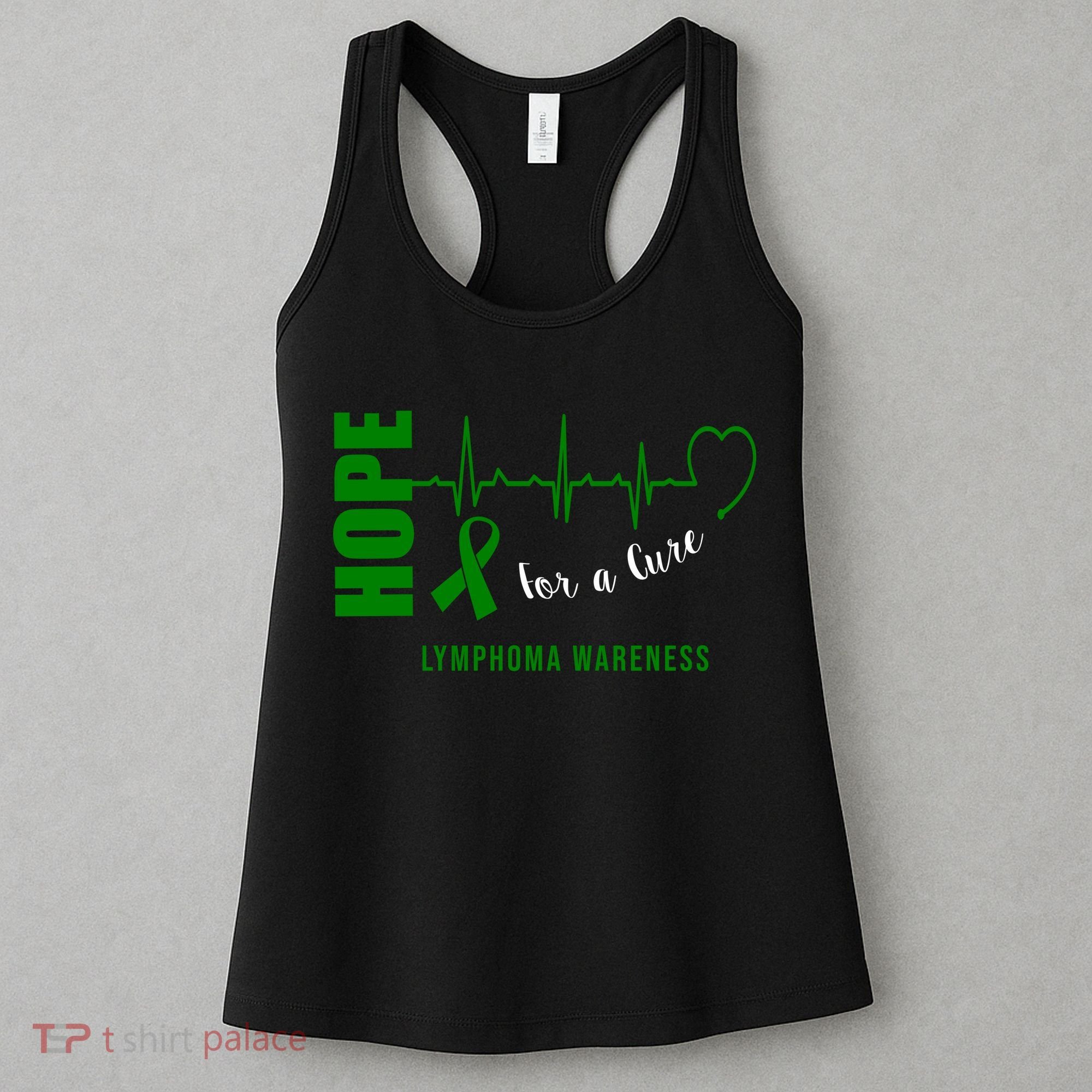 Hope Green Ribbon Lymphoma Awareness Women's Tank Top