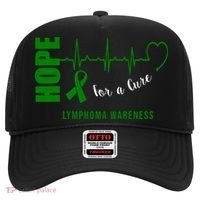Hope Green Ribbon Lymphoma Awareness Hat thumb 0
