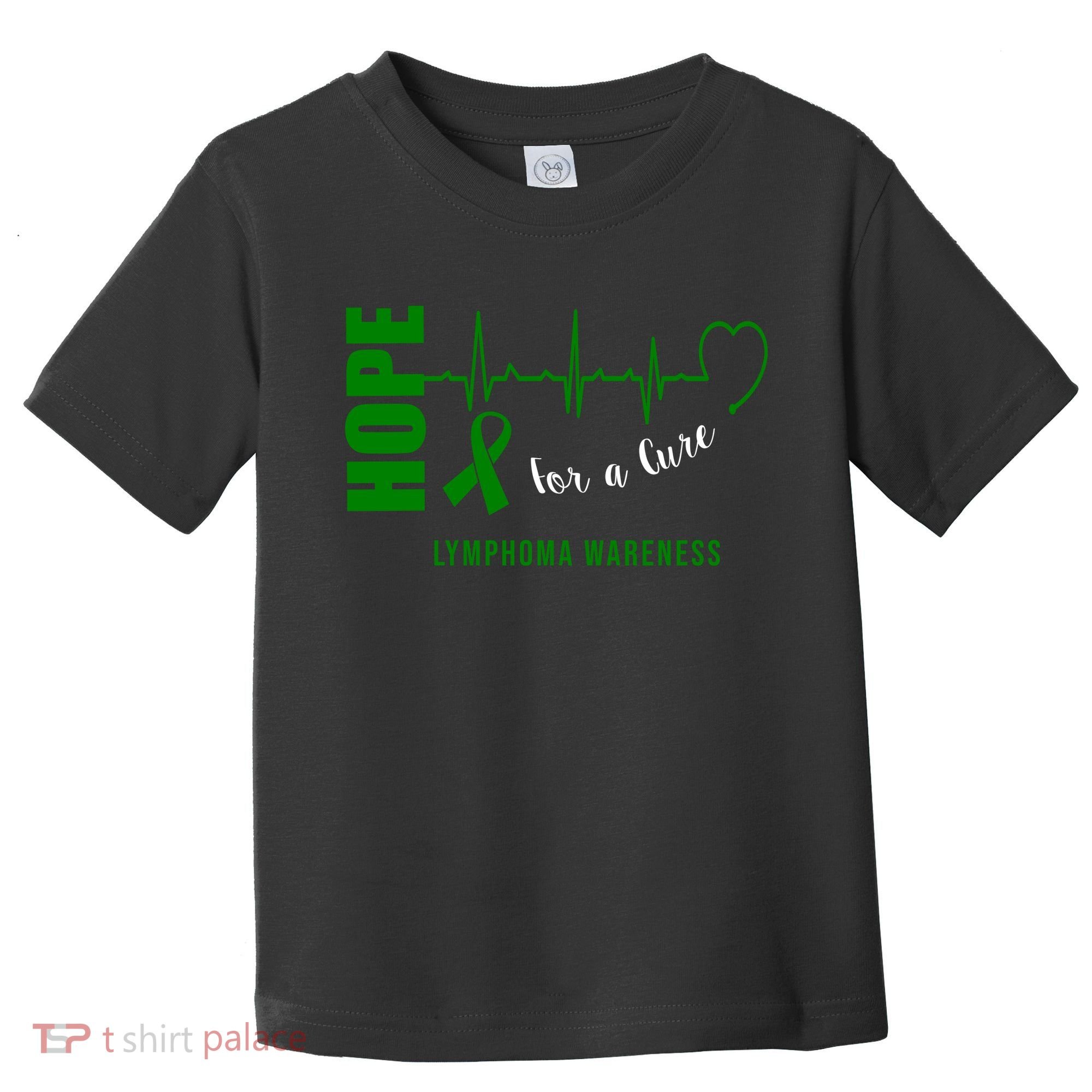 Hope Green Ribbon Lymphoma Awareness Toddler T-Shirt