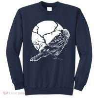 Horror Graphic Raven And Moon Sweatshirt thumb 0