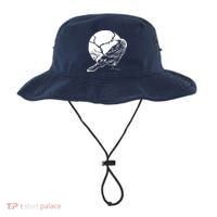 Horror Graphic Raven And Moon Bucket Hat thumb 0