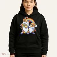 Hippie Gnomes Rainbow Hoodie thumb 5