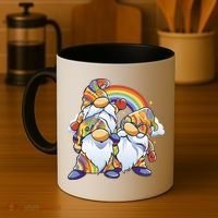 Hippie Gnomes Rainbow Coffee Mug thumb 4