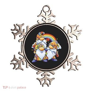 Hippie Gnomes Rainbow Ornament