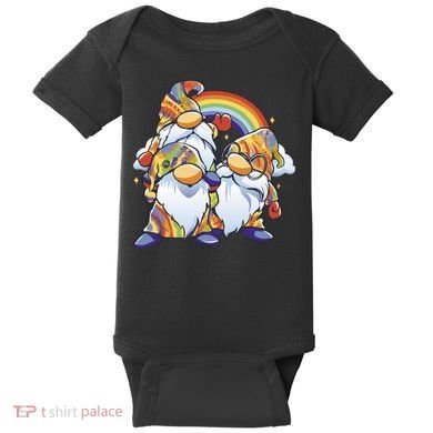 Hippie Gnomes Rainbow Baby Bodysuit