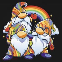 Hippie Gnomes Rainbow Tank Top thumb 6