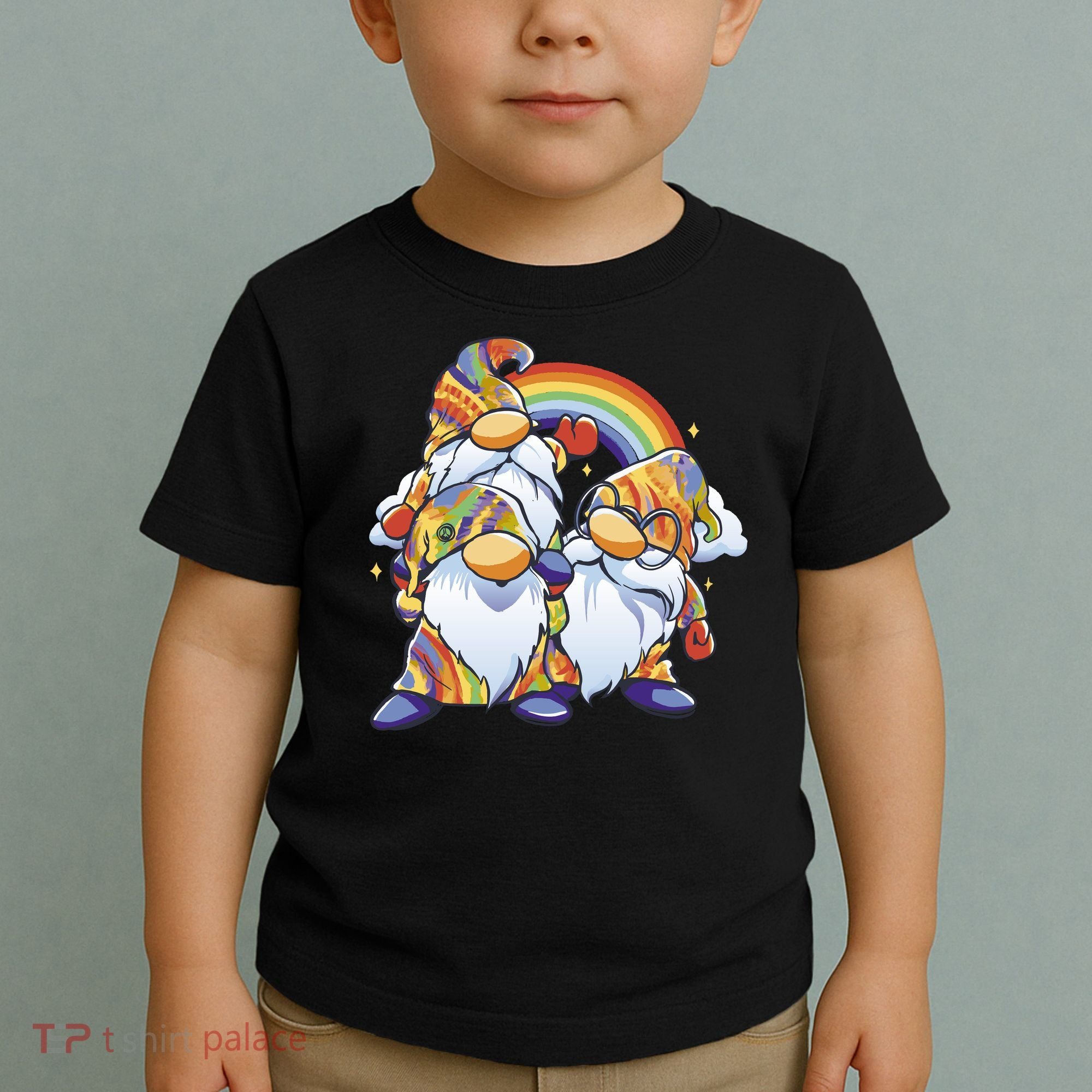 Hippie Gnomes Rainbow Toddler T-Shirt