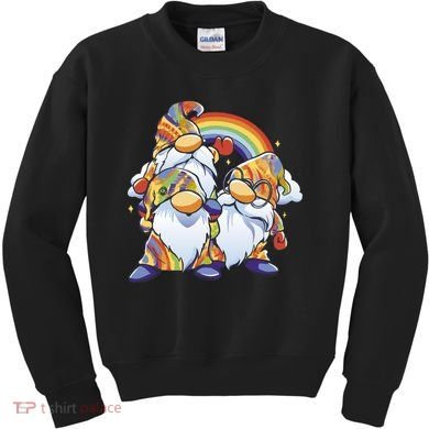 Hippie Gnomes Rainbow Kids Sweatshirt