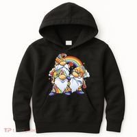 Hippie Gnomes Rainbow Kids Hoodie thumb 0