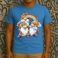 Hippie Gnomes Rainbow T-Shirt thumb 3