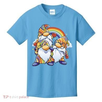 Hippie Gnomes Rainbow Kids T-Shirt