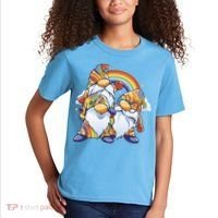 Hippie Gnomes Rainbow Kids T-Shirt thumb 2