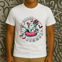 Hot Ghoul Summer Outfits Funny Beach Summer Haloween Women T-Shirt thumb 3