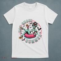 Hot Ghoul Summer Outfits Funny Beach Summer Haloween Women T-Shirt thumb 5