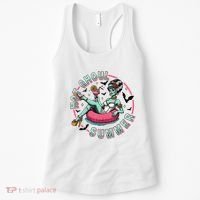 Hot Ghoul Summer Outfits Funny Beach Summer Haloween Women Women's Tank Top thumb 0