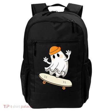 Halloween Ghost Skateboard Halloween Skateboarding Backpack