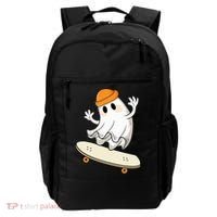 Halloween Ghost Skateboard Halloween Skateboarding Backpack thumb 0