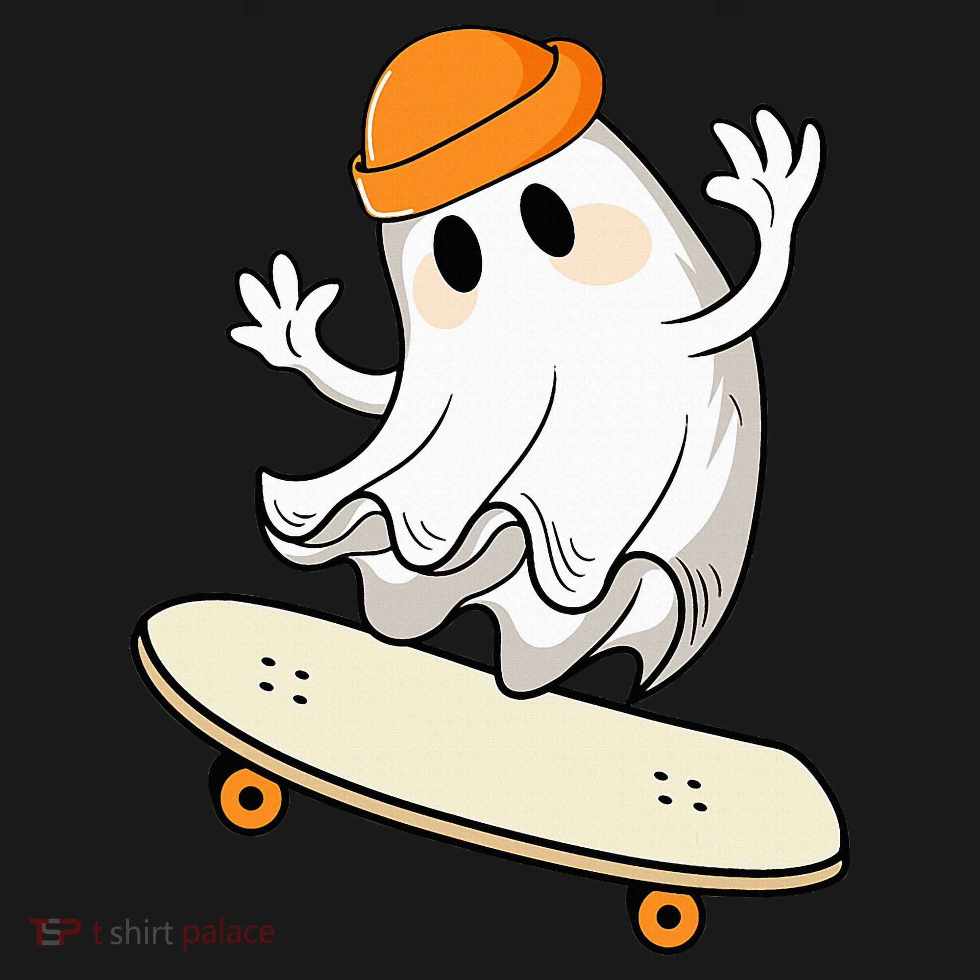 Halloween Ghost Skateboard Halloween Skateboarding Backpack