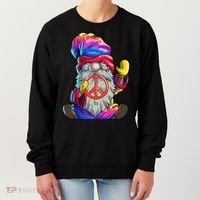 Hippie Gnomes Tie Dye Peace Gnomes Women's Sweatshirt thumb 0