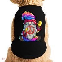 Hippie Gnomes Tie Dye Peace Gnomes Doggie Tank thumb 0
