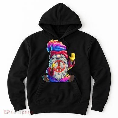 Hippie Gnomes Tie Dye Peace Gnomes Hoodie