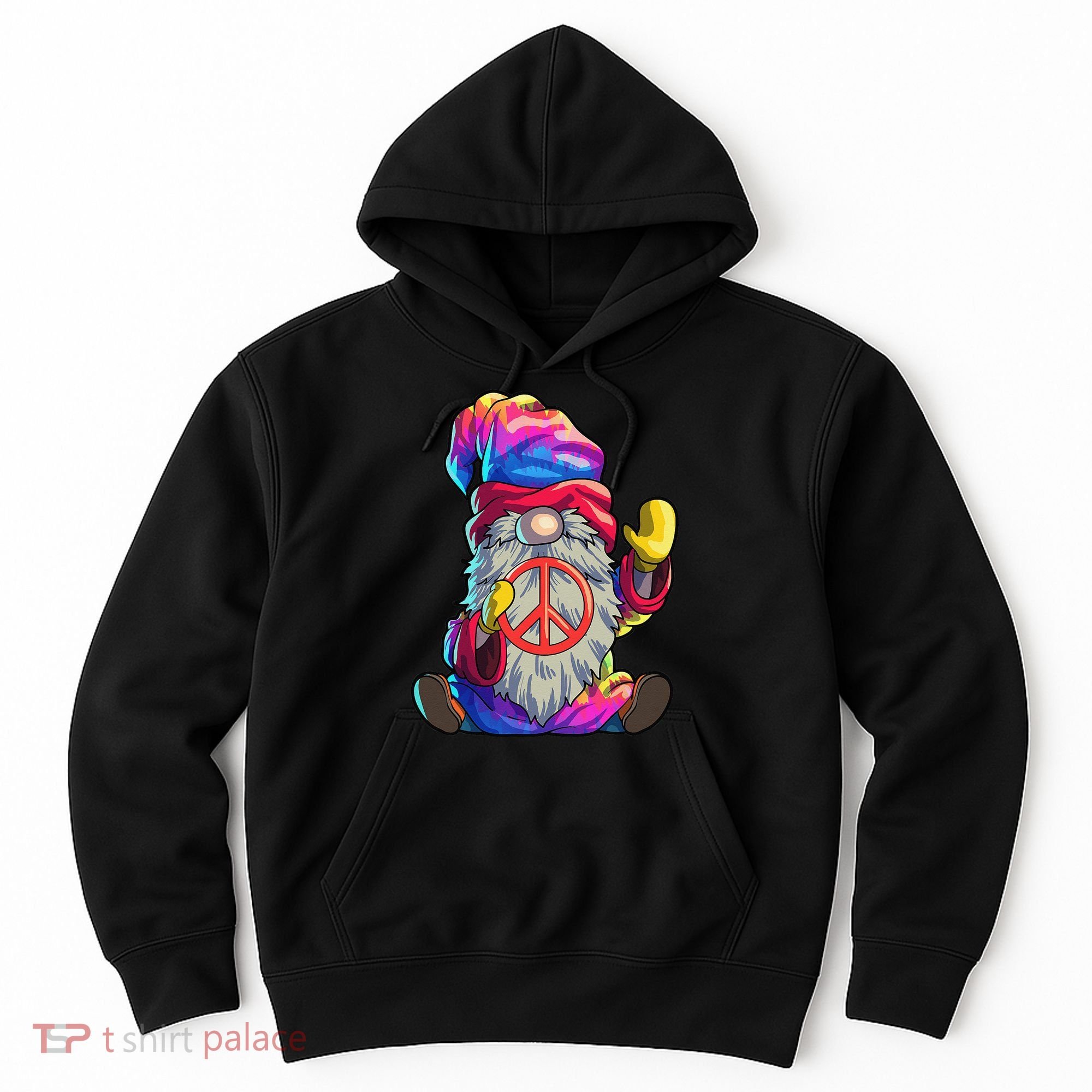 Hippie Gnomes Tie Dye Peace Gnomes Hoodie