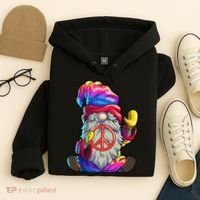 Hippie Gnomes Tie Dye Peace Gnomes Hoodie thumb 4