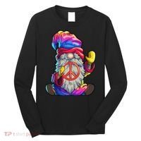 Hippie Gnomes Tie Dye Peace Gnomes Long Sleeve Shirt thumb 0