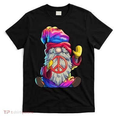 Hippie Gnomes Tie Dye Peace Gnomes T-Shirt
