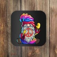 Hippie Gnomes Tie Dye Peace Gnomes Coaster thumb 0