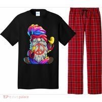 Hippie Gnomes Tie Dye Peace Gnomes Pajama Set thumb 0