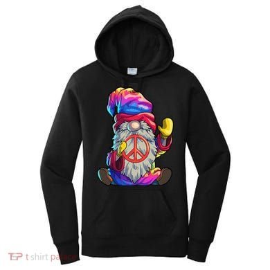 Hippie Gnomes Tie Dye Peace Gnomes Women's Hoodie