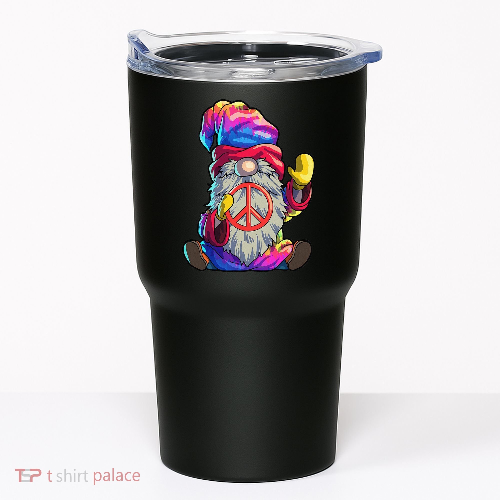 Hippie Gnomes Tie Dye Peace Gnomes Tumbler