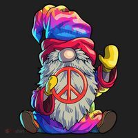 Hippie Gnomes Tie Dye Peace Gnomes Tumbler thumb 3