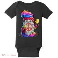 Hippie Gnomes Tie Dye Peace Gnomes Baby Bodysuit thumb 0