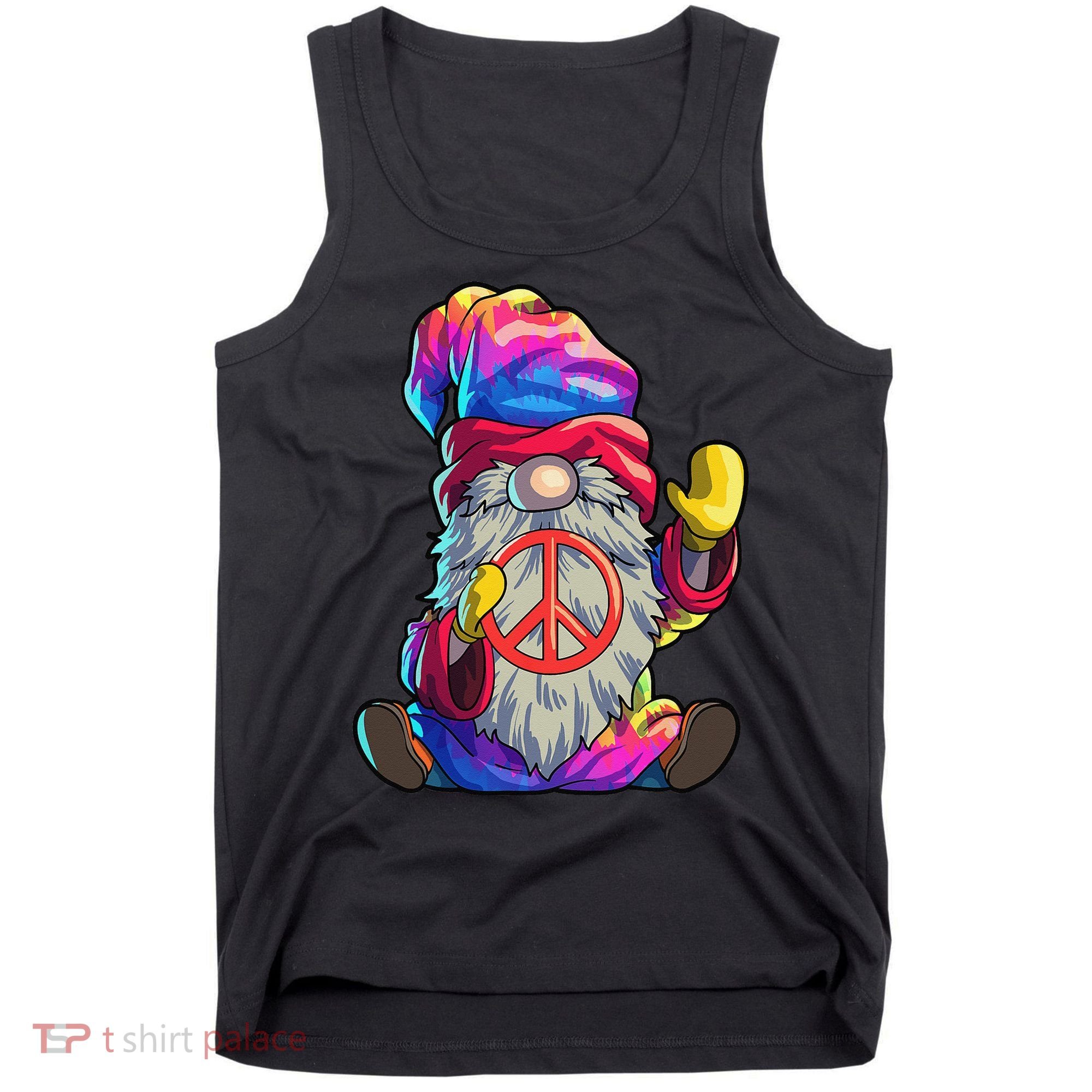Hippie Gnomes Tie Dye Peace Gnomes Tank Top